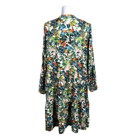 Unisex Metsola - Schiffon dress, size 40 - Green (2)