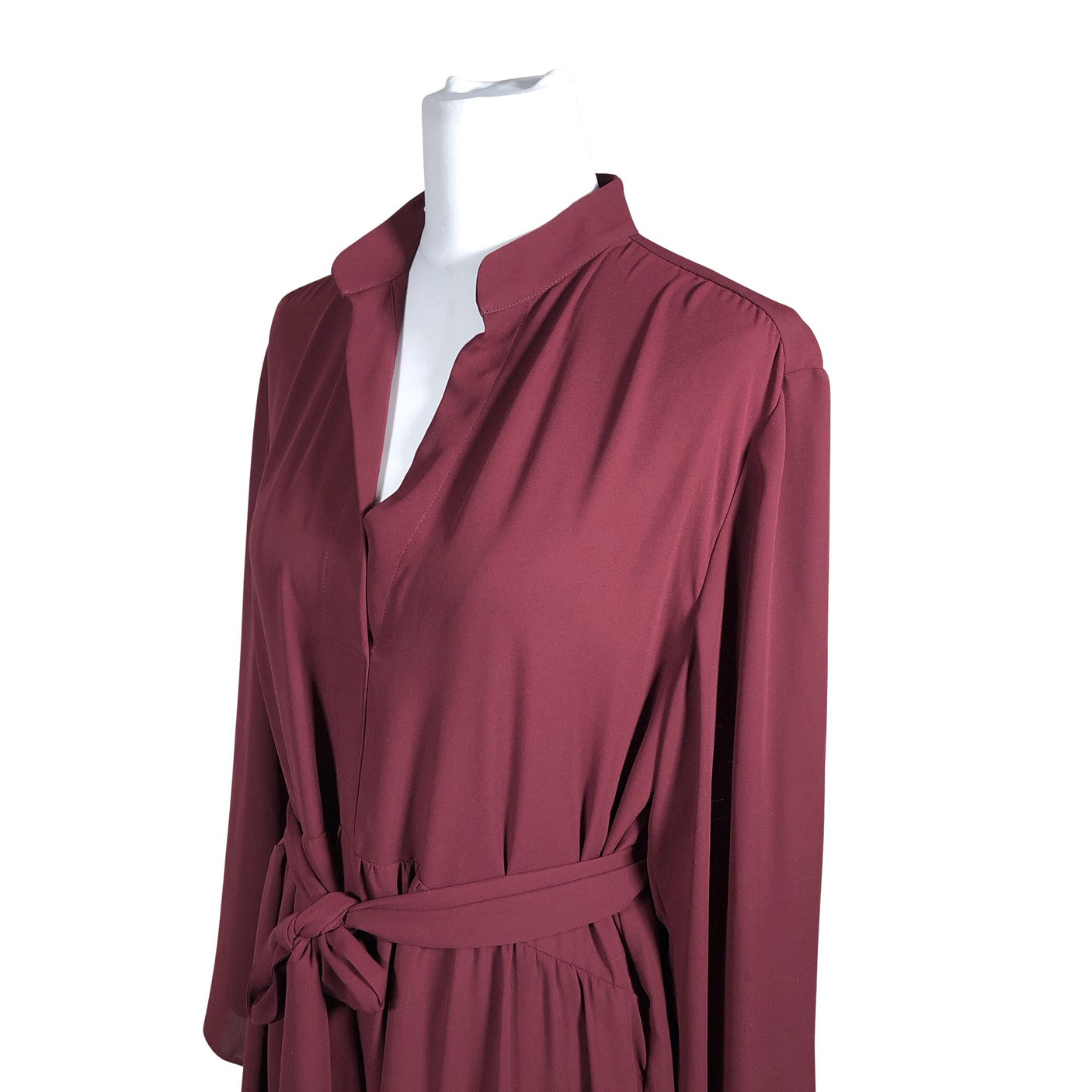 Unisex Katri Niskanen - Schiffon dress, size 40 - Wine red (3)