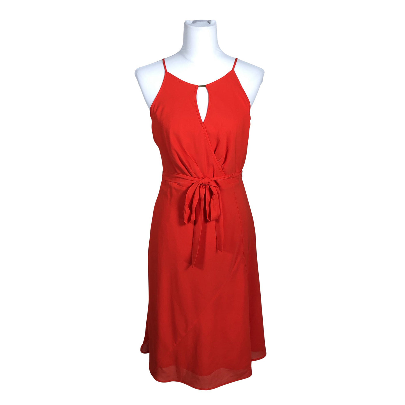 Unisex Esprit - Schiffon dress, size 38 - Orange (1)
