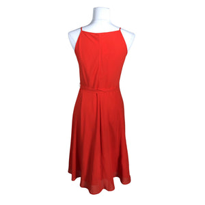 Unisex Esprit - Schiffon dress, size 38 - Orange (2)