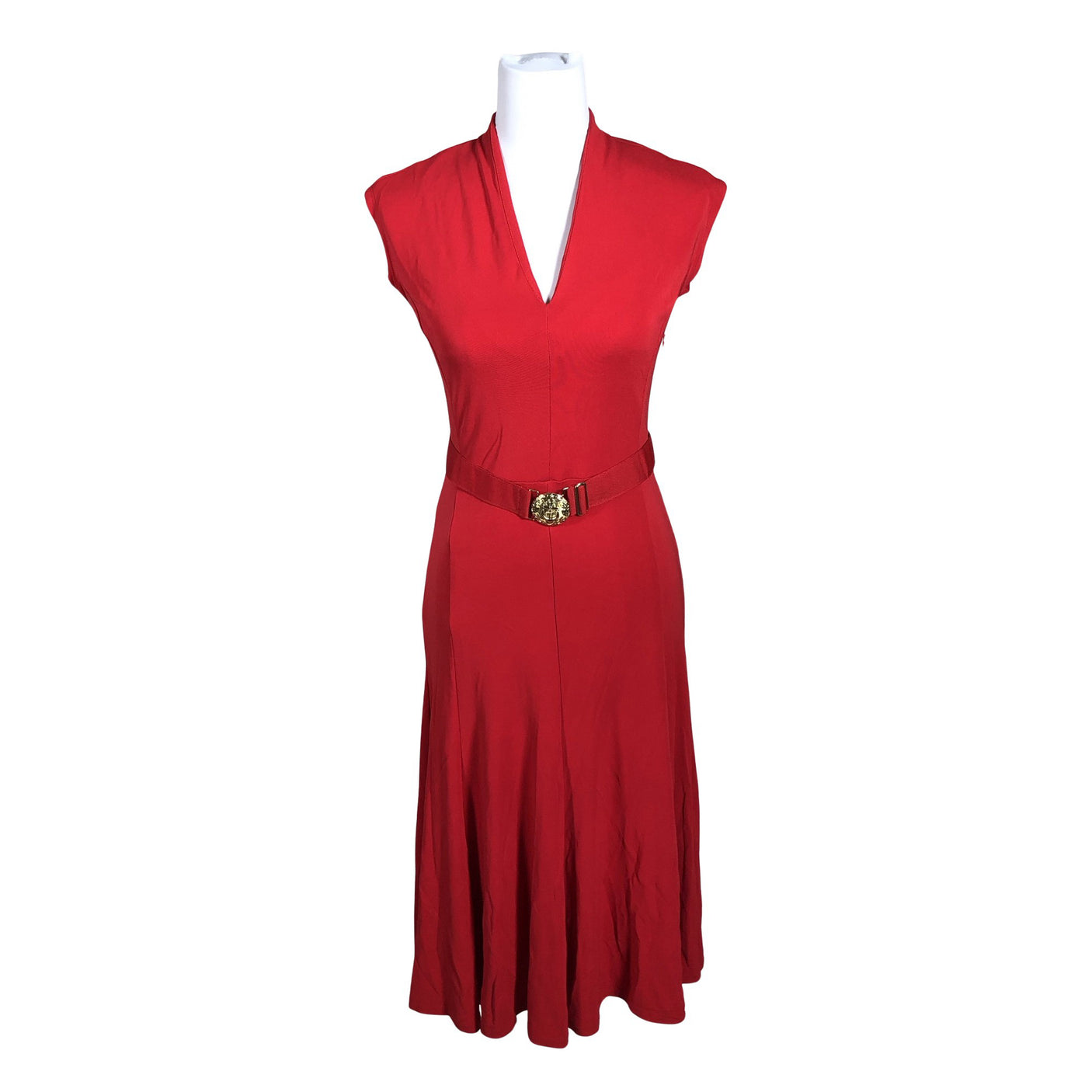 Unisex Lauren Ralph Lauren - Tricot dress, size 36 - Red (1)