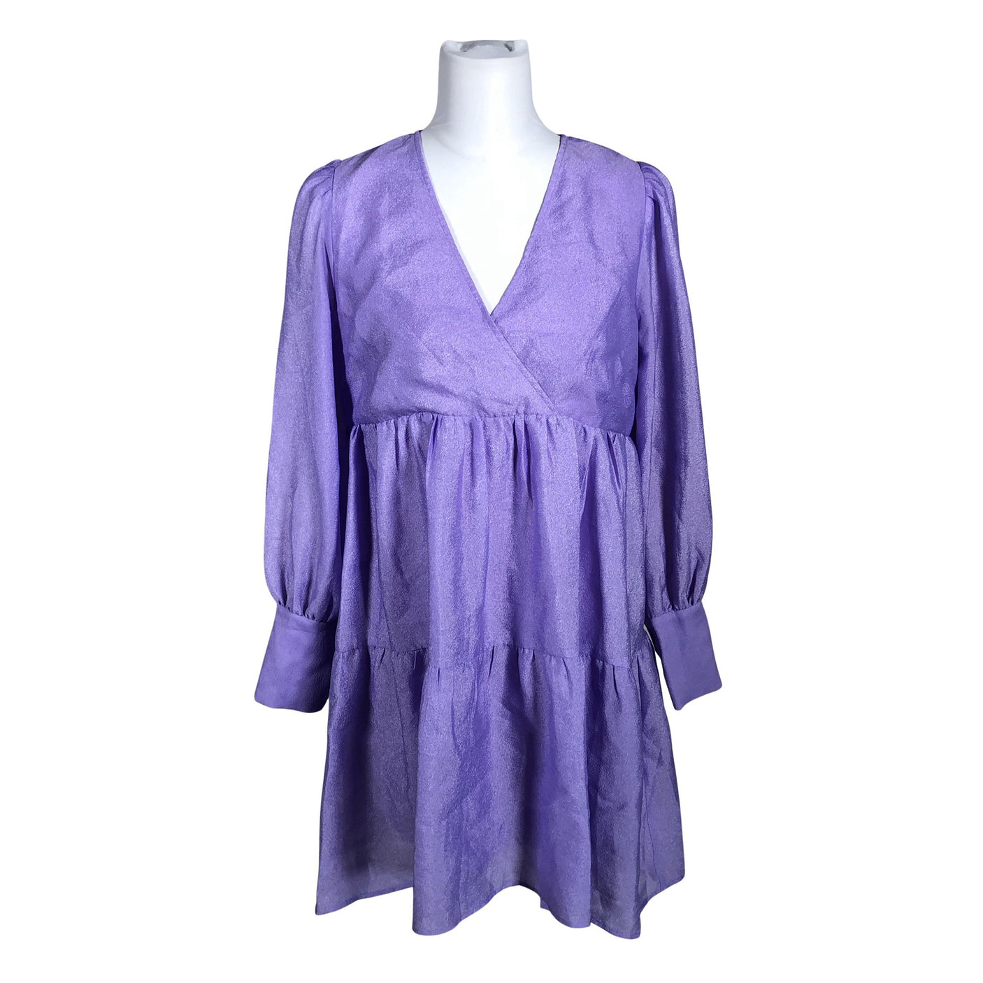 Unisex Magasin - Schiffon dress, size 36 - Violet (1)