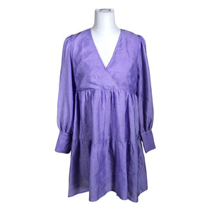 Unisex Magasin - Schiffon dress, size 36 - Violet (1)