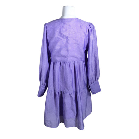 Unisex Magasin - Schiffon dress, size 36 - Violet (2)