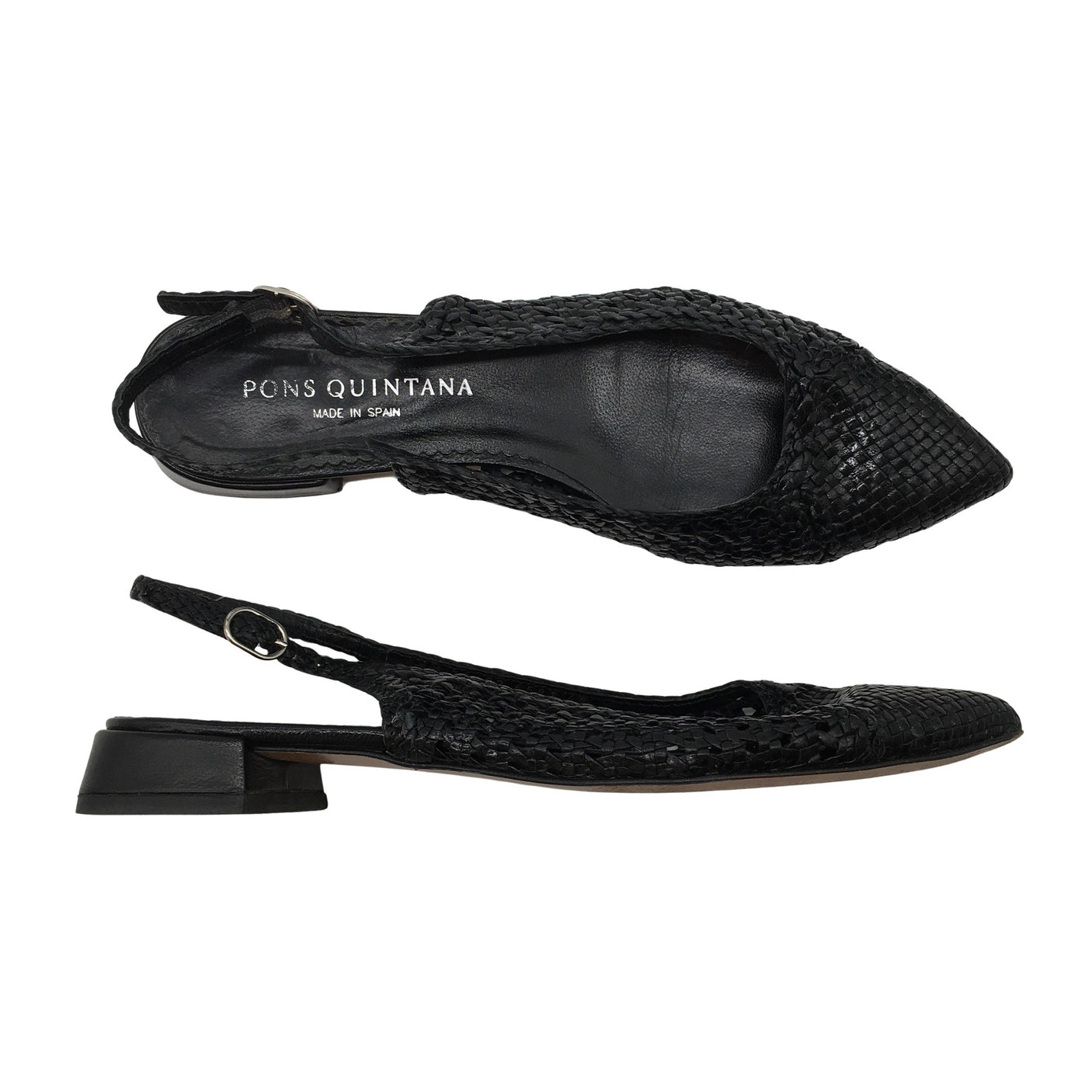 Unisex Pons Quintana - Heeled sandals, size 40 - Black (1)