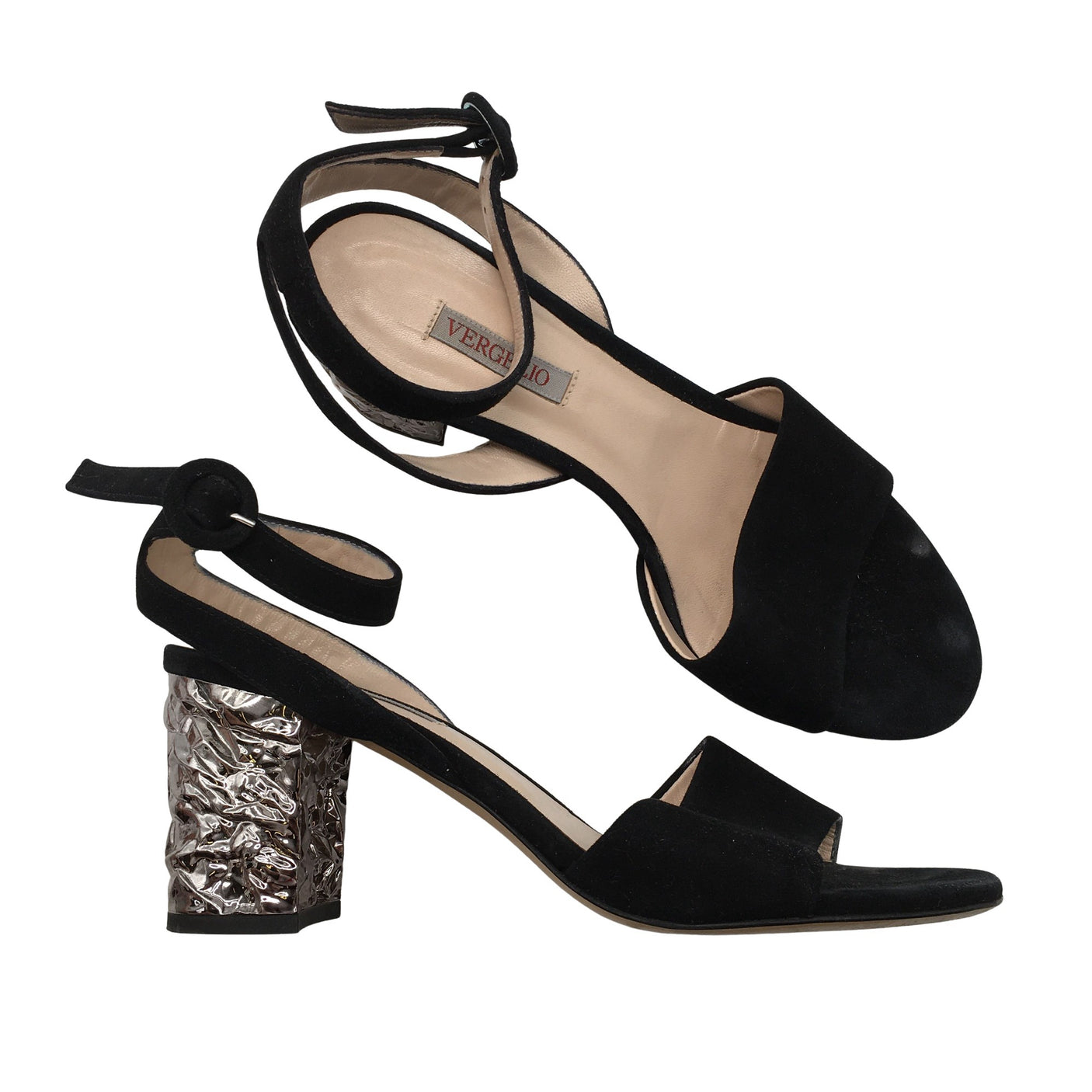 Unisex VERGELIO - Heeled sandals, size 39 - Black (1)