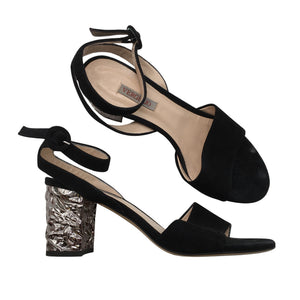 Unisex VERGELIO - Heeled sandals, size 39 - Black (1)