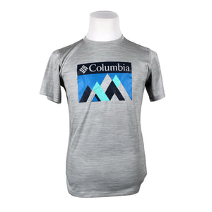 Unisex Columbia - Sports shirt, short sleeve, size M - Gray (1)