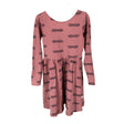 Unisex Mainio - Tricot dress, size 122 - 128 - Light pink ()