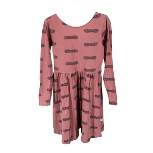 Unisex Mainio - Tricot dress, size 122 - 128 - Light pink (1)
