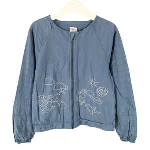 Unisex Polarn O. Pyret - Summer jacket, size 128 - 134 - Blue (1)