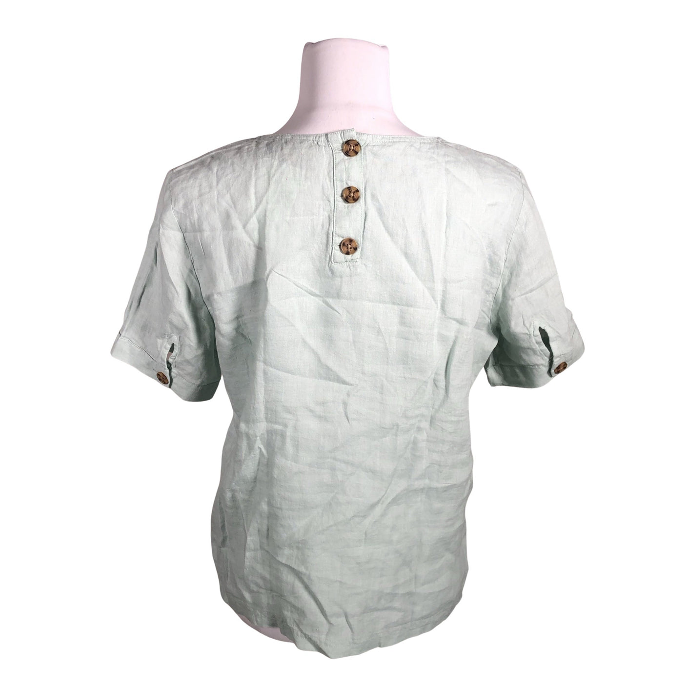 Unisex Esprit - Short-sleeved blouse, size 38 - Green (2)