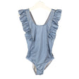 Unisex Polarn O. Pyret - Swimsuit, size 122 - 128 - Blue ()