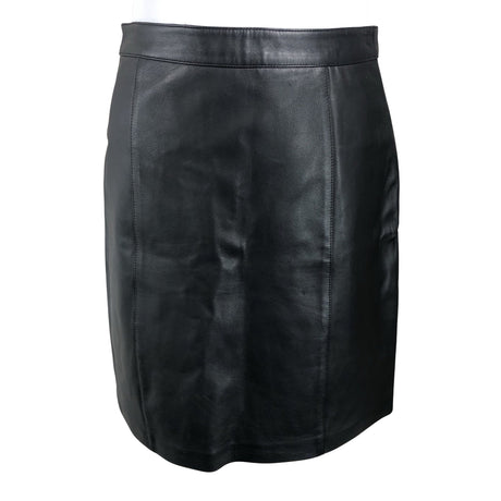 Unisex Friitala - Leather skirt, size 46 - Black ()