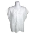 Unisex Nanso - Short-sleeved blouse, size 38 - White ()