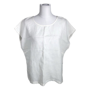Unisex Nanso - Short-sleeved blouse, size 38 - White (1)