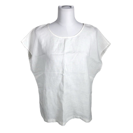 Unisex Nanso - Short-sleeved blouse, size 38 - White ()