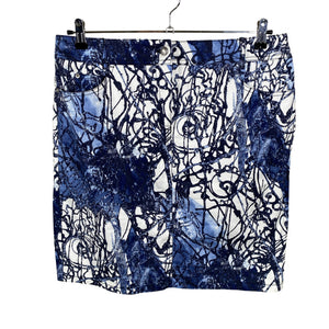 Unisex Gerry Weber - Fabric skirt, size 44 - Blue (1)