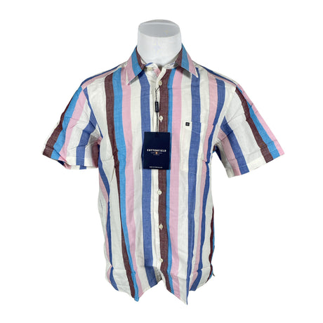 Unisex Cottonfield - Collared shirt, size XL - Blue ()