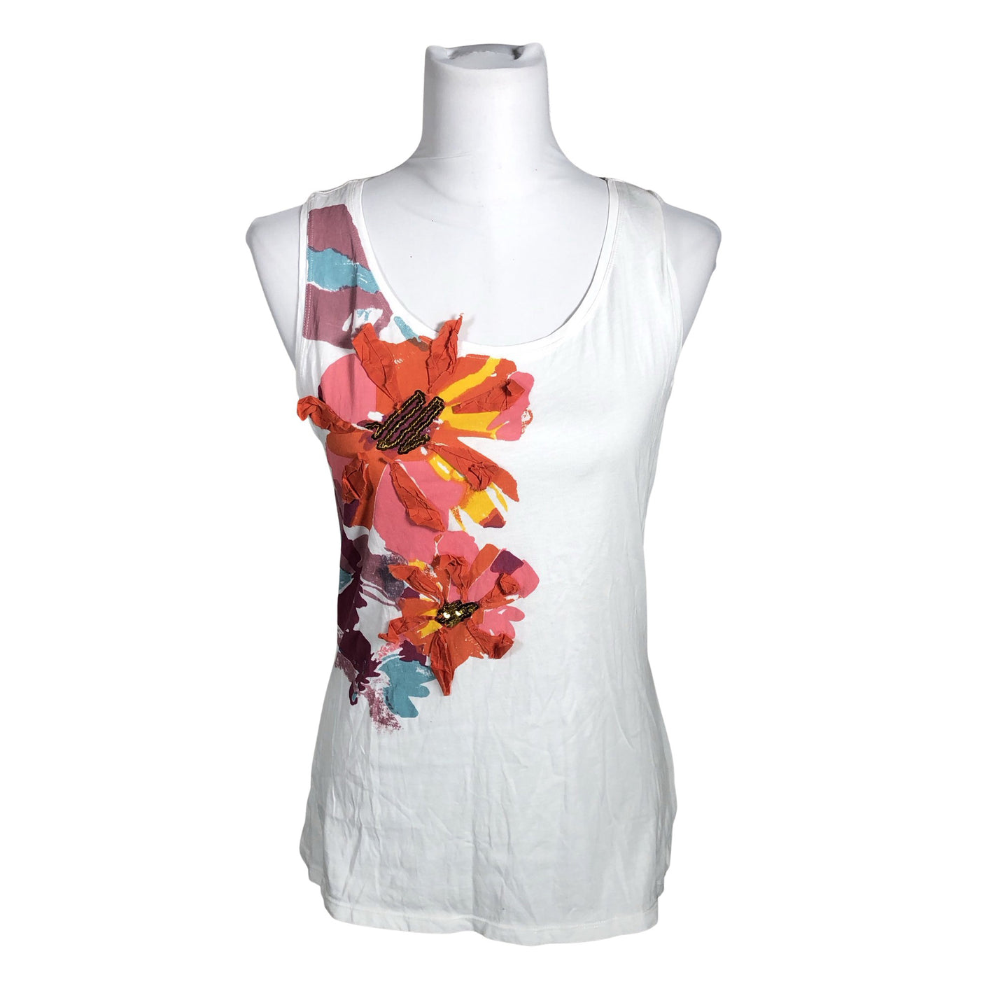 Unisex Noom - Tricot tank top, size 38 - White (1)