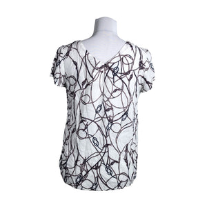 Unisex Esprit - Short-sleeved blouse, size 38 - White (2)