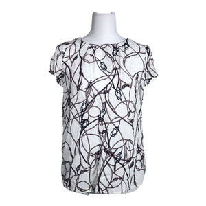 Unisex Esprit - Short-sleeved blouse, size 38 - White (1)