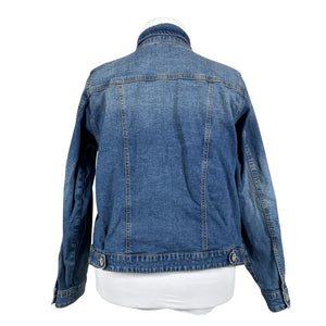 Unisex Zizzi - Denim jacket, size 46 - Blue (2)
