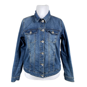 Unisex Zizzi - Denim jacket, size 46 - Blue (1)