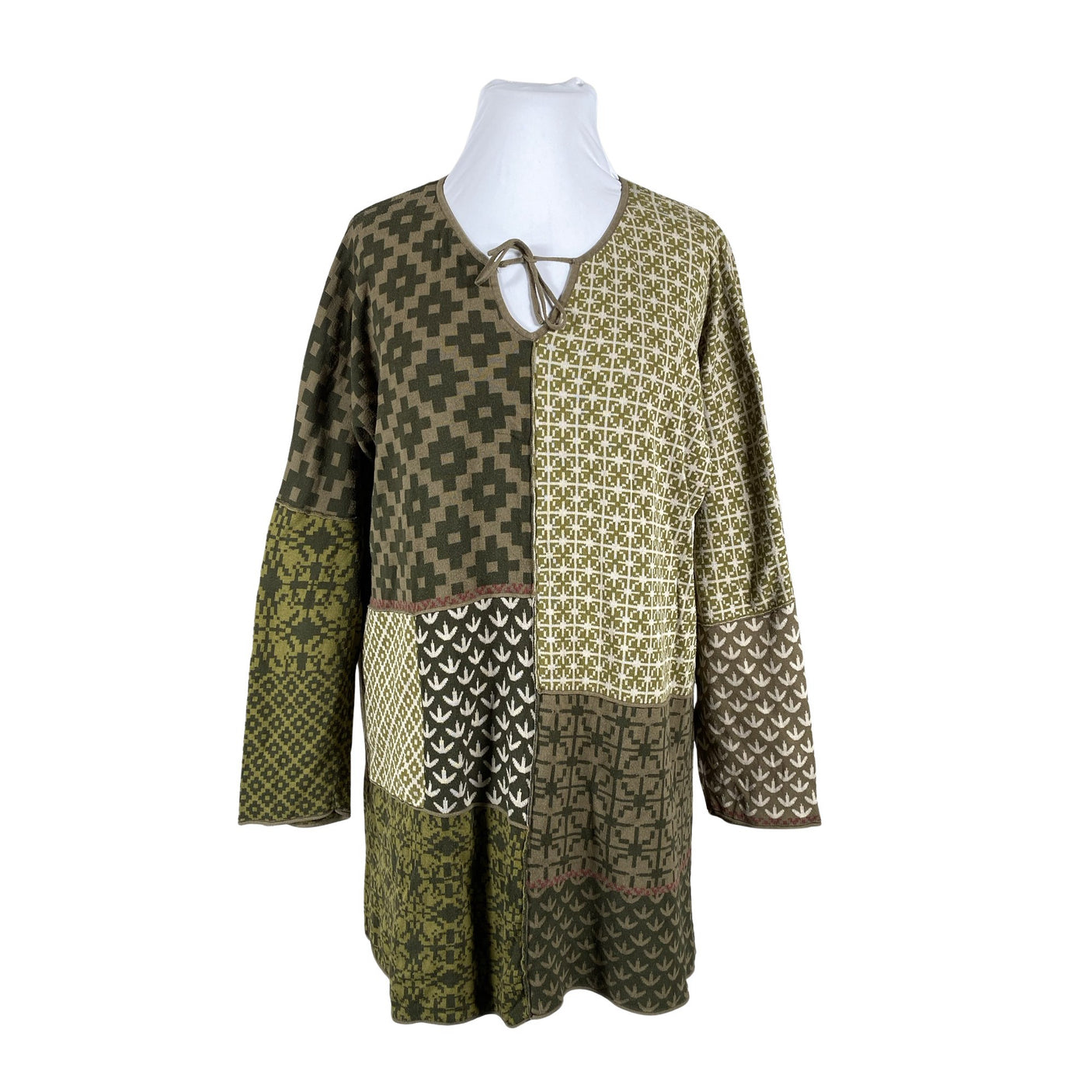 Unisex Gudrun Sjöden - Knit tunic, size 42 - Green (1)