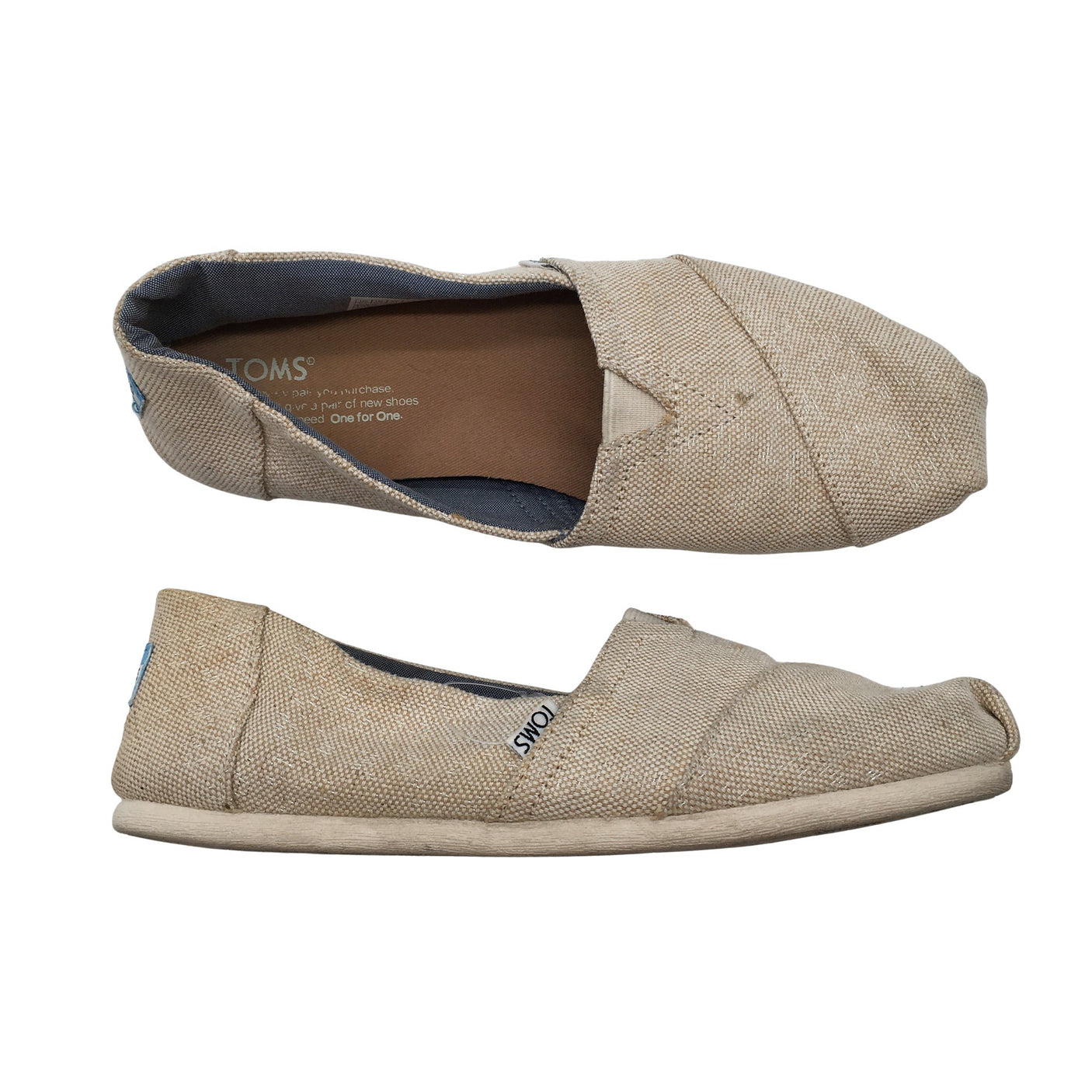 Unisex Toms - Loafers, size 39 - Beige (1)