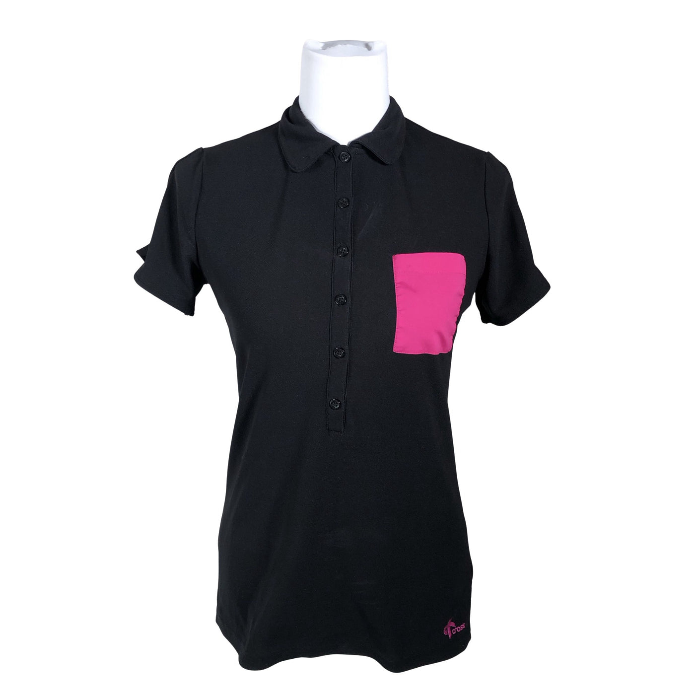Unisex Cross - Sports shirt, short sleeve, size 40 - Black (1)