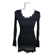 Unisex Rosemunde - Tricot shirt, size 38 - Black ()