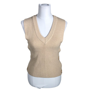 Unisex b.Young - Knit vest, size 36 - Beige (1)