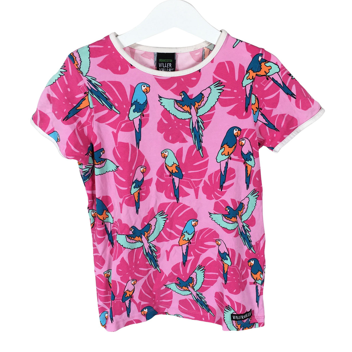 Unisex Villervalla - T-shirt, size 122 - 128 - Pink (1)