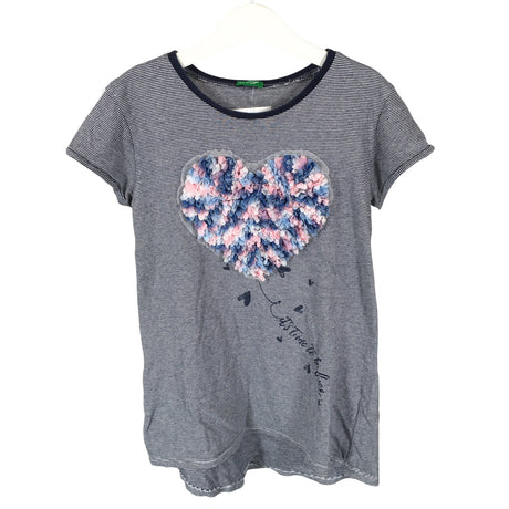 Unisex Benetton - T-shirt, size 122 - 128 - Blue ()
