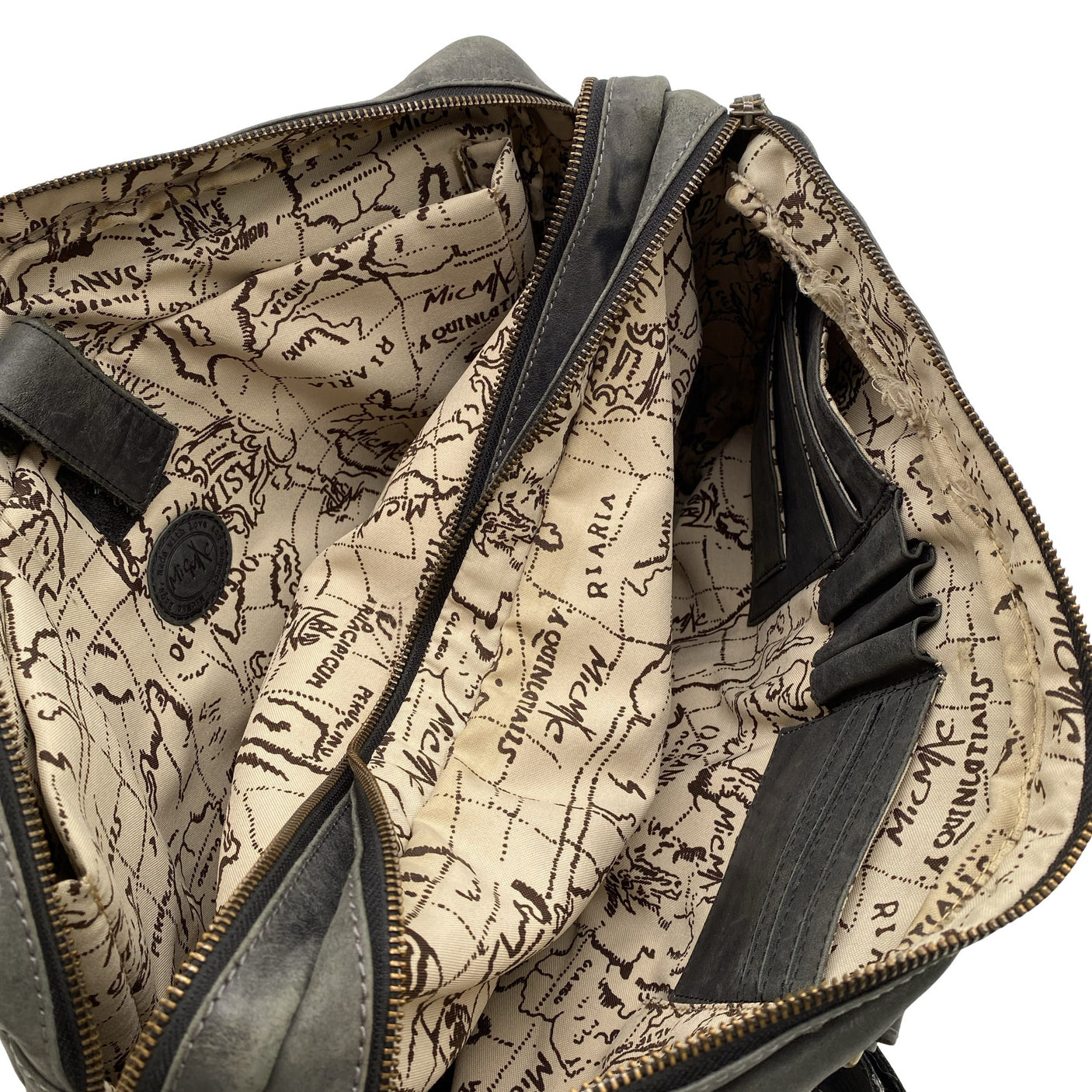 Unisex Mic mac - Handbag, size Maxi - Gray (2)