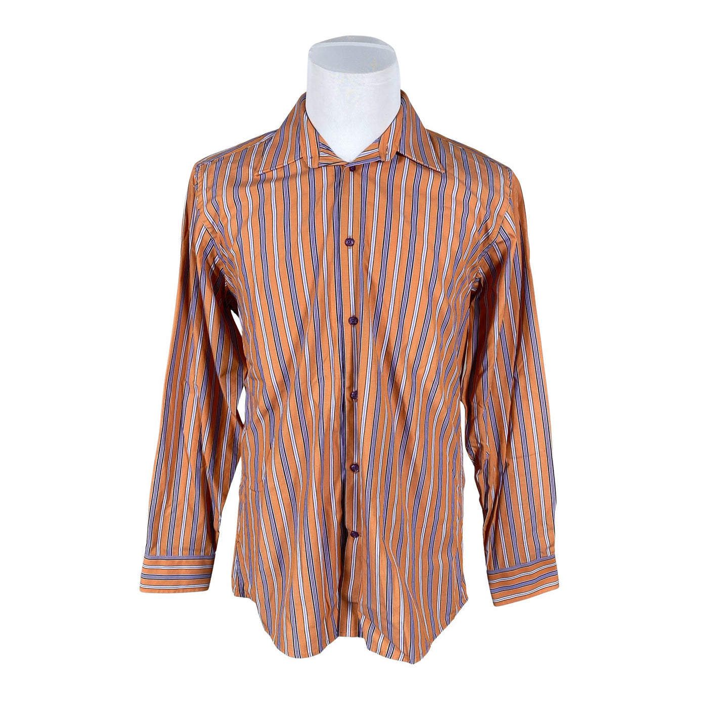 Unisex Petrifun - Collared shirt, size L - Orange (1)
