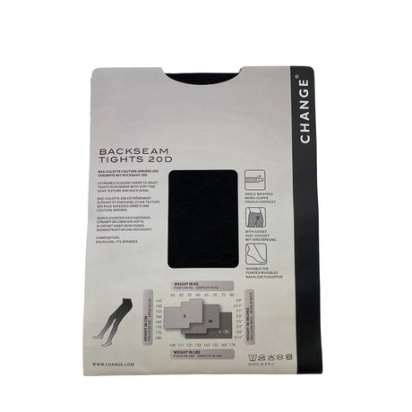 Unisex Change - Stockings, thin, size 36 - Black (2)