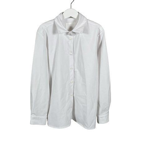 Unisex Mignelin - Collared shirt, size 140 - 146 - White ()
