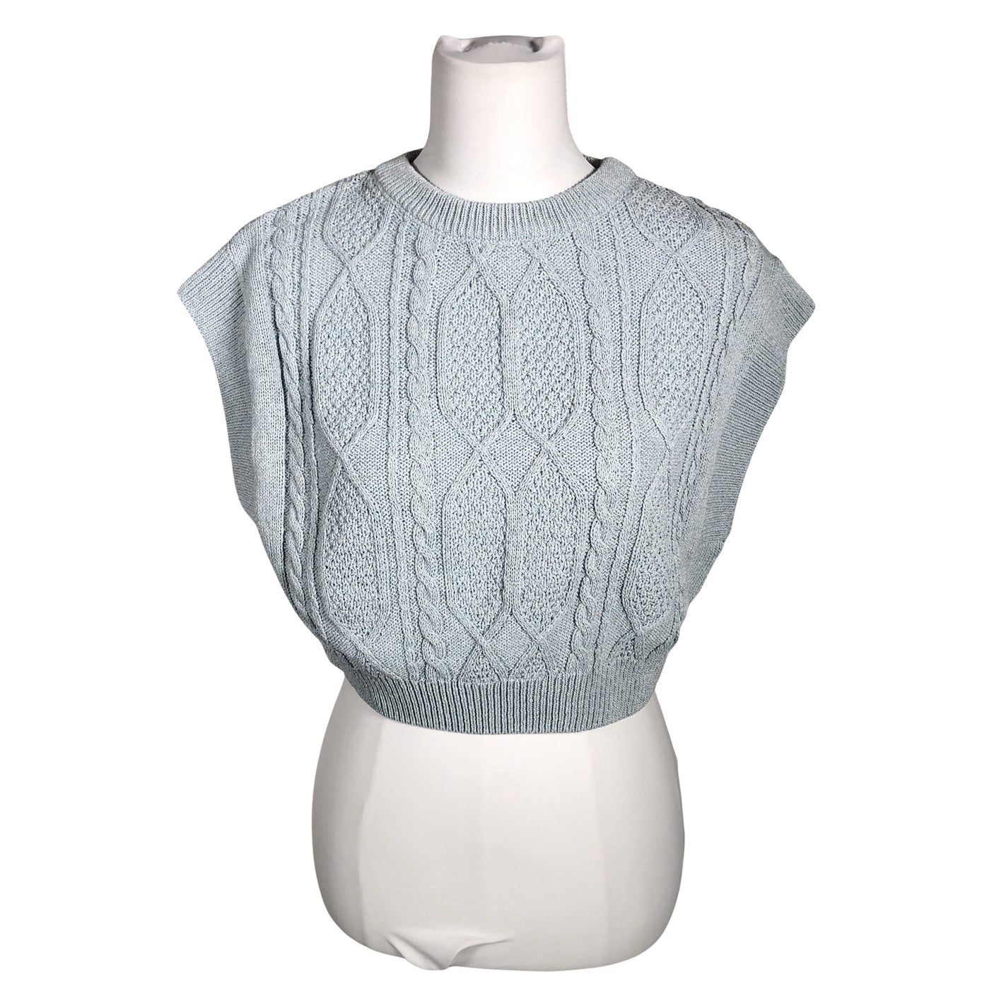 Unisex Na-KD - Knit vest, size 40 - Light blue (1)
