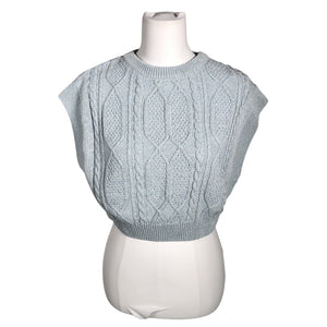 Unisex Na-KD - Knit vest, size 40 - Light blue (1)