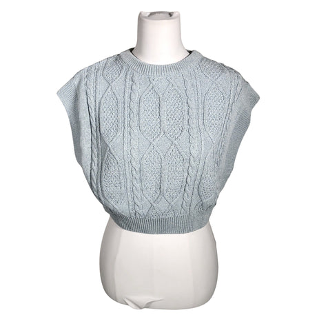Unisex Na-KD - Knit vest, size 40 - Light blue ()