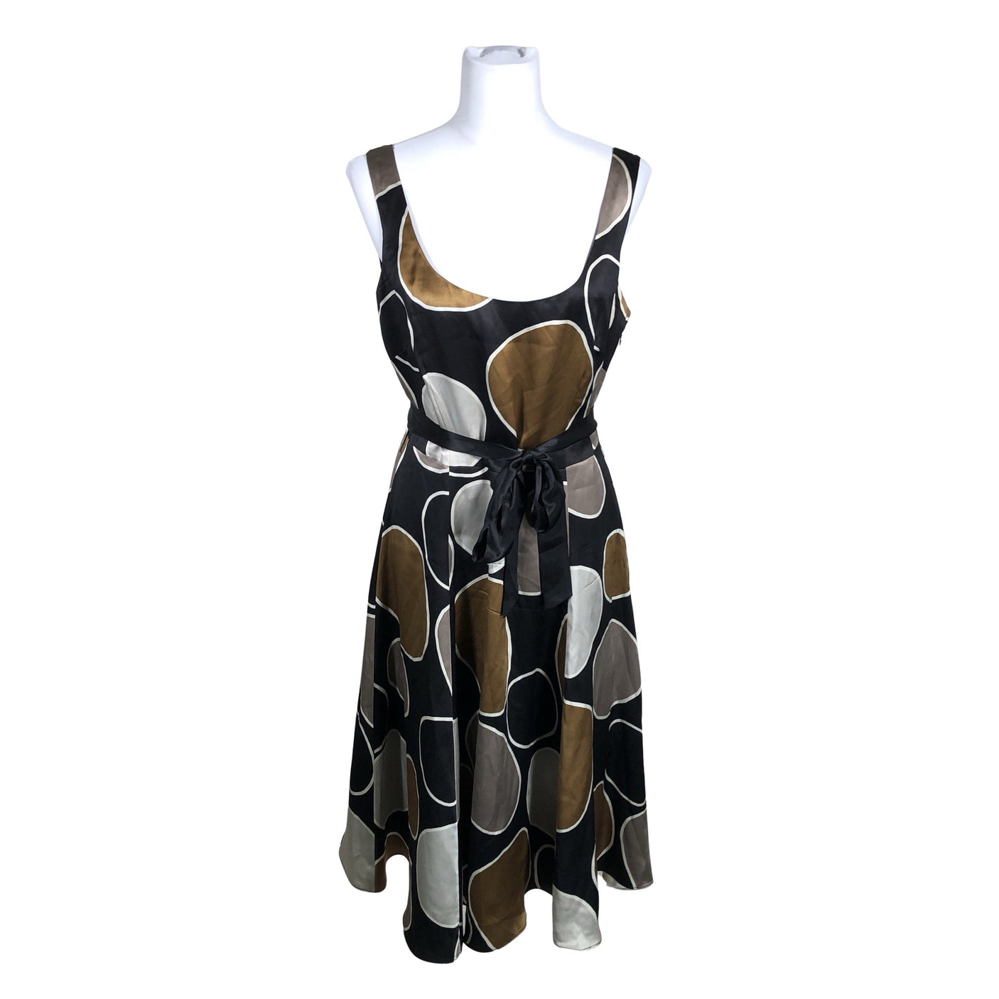 Unisex Laura Ashley - Schiffon dress, size 40 - Black (1)
