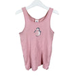 Unisex Sanetta - Tricot tank top, size 134 - 140 - Light pink ()