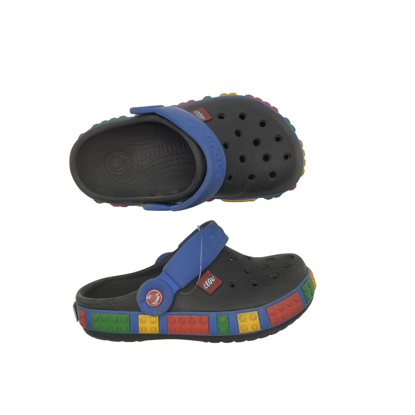 Unisex Crocs - Slip-on shoes, size 33 - Gray (1)