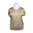Unisex Icepeak - Sports shirt, short sleeve, size 42 - Beige ()