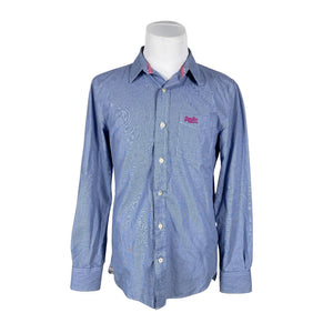 Unisex Superdry - Collared shirt, size L - Blue (1)