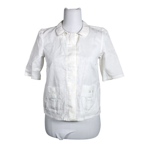 Unisex Globe Hope - Short-sleeved blouse, size 36 - White (1)