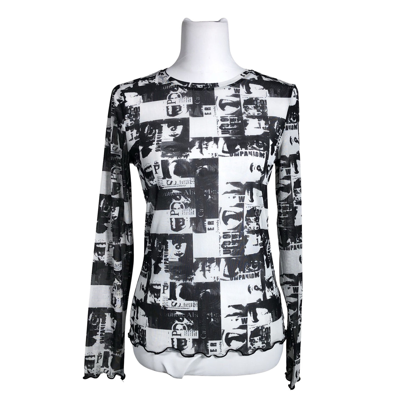 Unisex Neon&Nylon - Tricot shirt, size 40 - Gray (1)