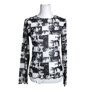 Unisex Neon&Nylon - Tricot shirt, size 40 - Gray (1)